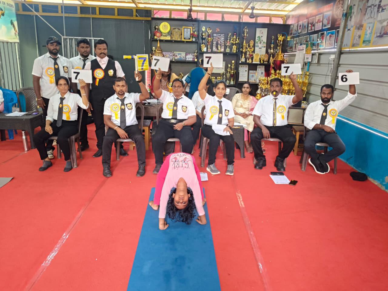 Yoga for Karate Students at JSJ Karate Academy Nagercoil